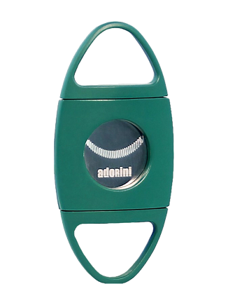 Гильотина Adorini Oval с двойным лезвием, зеленая