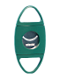 Гильотина Adorini Oval с двойным лезвием, зеленая