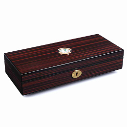 Хьюмидор Lubinski на 10 сигар, Эбеновое дерево Q186 - фото