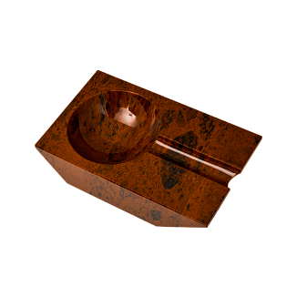 Пепельница Elie Bleu Ashtray "Obsidian" Brown 