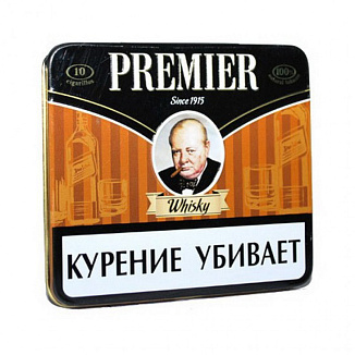 Сигариллы Premier Whisky (портсигар 10 шт)