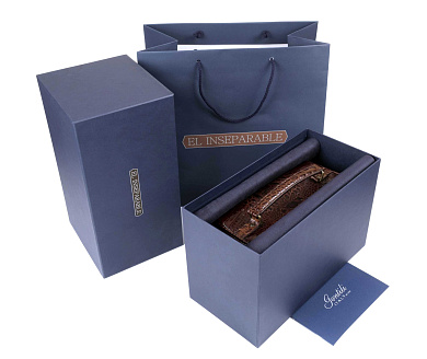 Хьюмидор-саквояж Gentili El Inseparable SV15-Croco-Brown - 