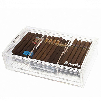 Хьюмидор Boveda Акриловый на 75 сигар