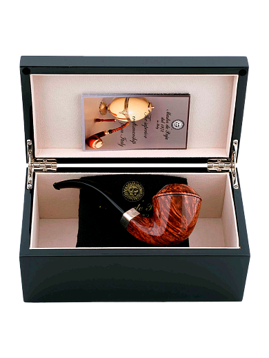 Курительная трубка Mastro de Paja Clab 2021 M503-1, в шкатулке - описание