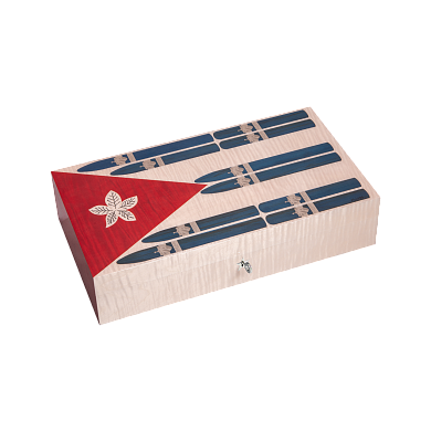 Хьюмидор Elie Bleu Humidor "Cuban Flag" Cuban Colors - фото