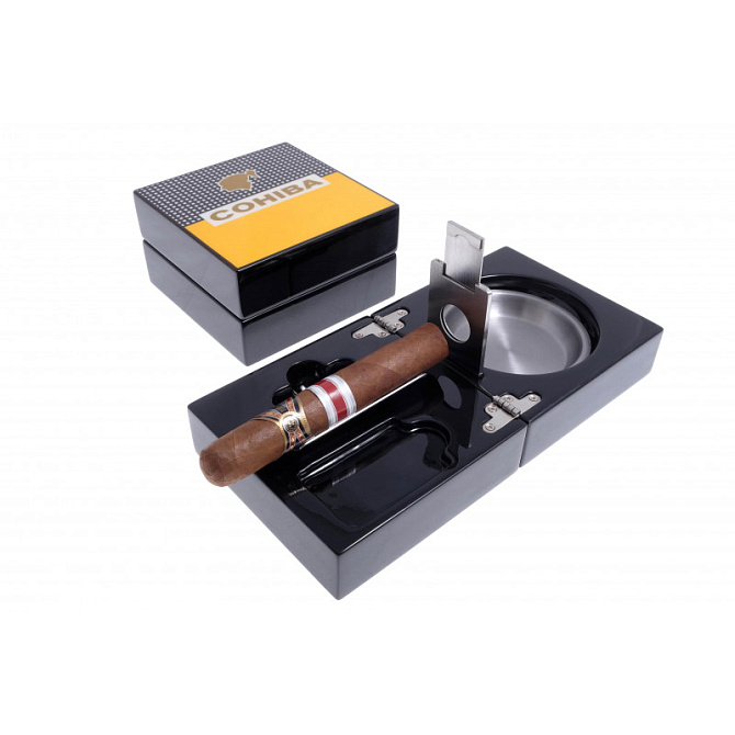 Пепельница сигарная Tom River с набором, Cohiba 524-305 - фото 4