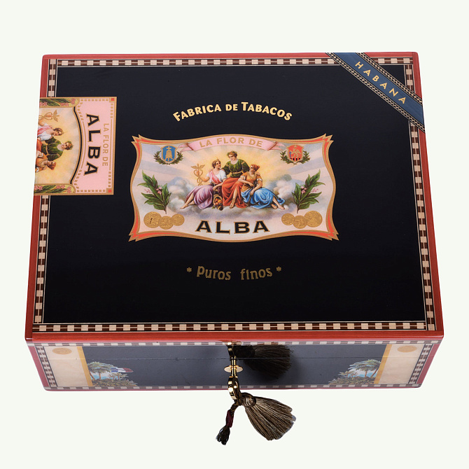 Хьюмидор Elie Bleu Flor de Alba 75 Cigars Black - фото 11