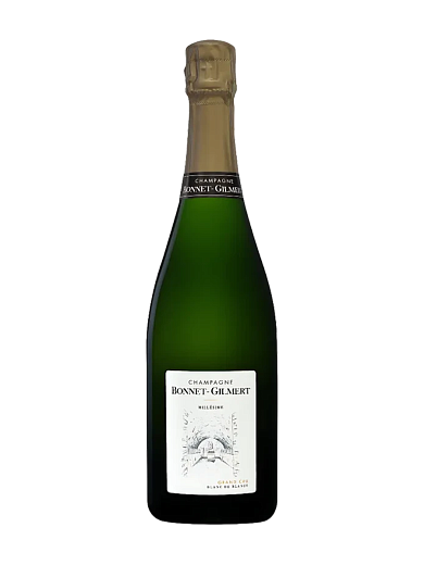 Шампанское Bonnet-Gilmert, Millesime Grand Cru Blanc de Blancs, Champagne AOC, 2016 0.75 л - фото