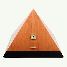 Хьюмидор Adorini Pyramid L Deluxe Bi-Color Cedro Black - фото