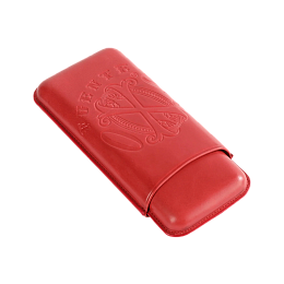 Футляр The Opus X Society Leather  Case El Rojo на 3 сигары - фото