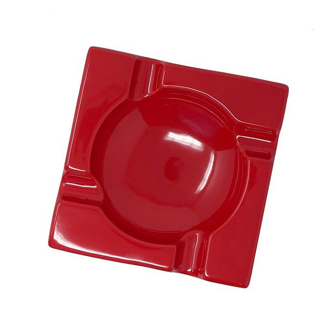 Пепельница Aficionado на 4 сигары Ceramic Red - фото 4