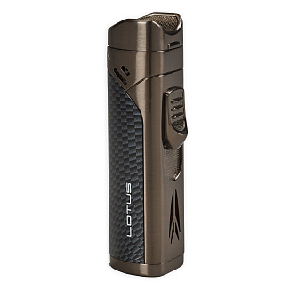 Зажигалка Lotus 7230 Monarch Gunmetal Carbon Fiber