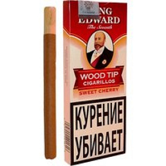 Сигариллы King Edward Wood Tip Cigarillos Cherry