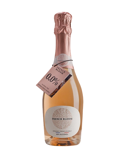 Вино игристое French Bloom Organic Bubbly Le Rose Alcohol Free NV 0.375 л - фото