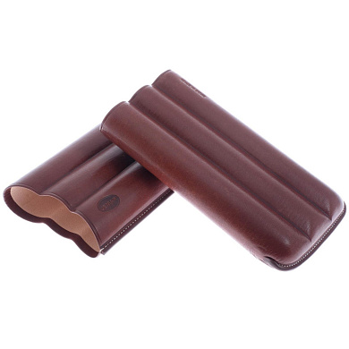 Футляр Jemar на 3 сигары Черчилль 110-3-brown - цена