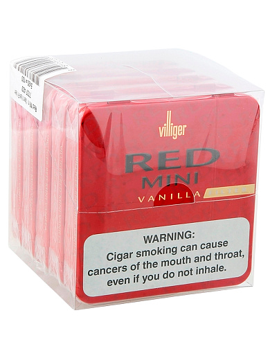 Сигариллы Villiger Red Mini Filter 20 Cigarillos Vanilla Aroma - цена