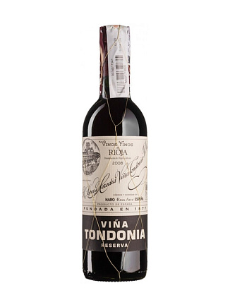 Вино "Vina Tondonia", Reserva 0.375л