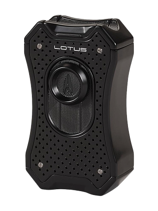 Зажигалка Lotus Emperor Black Perforated & Black Настольня T9000