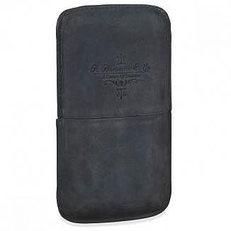 Футляр Gurkha CO985 Navy на 3 сигары