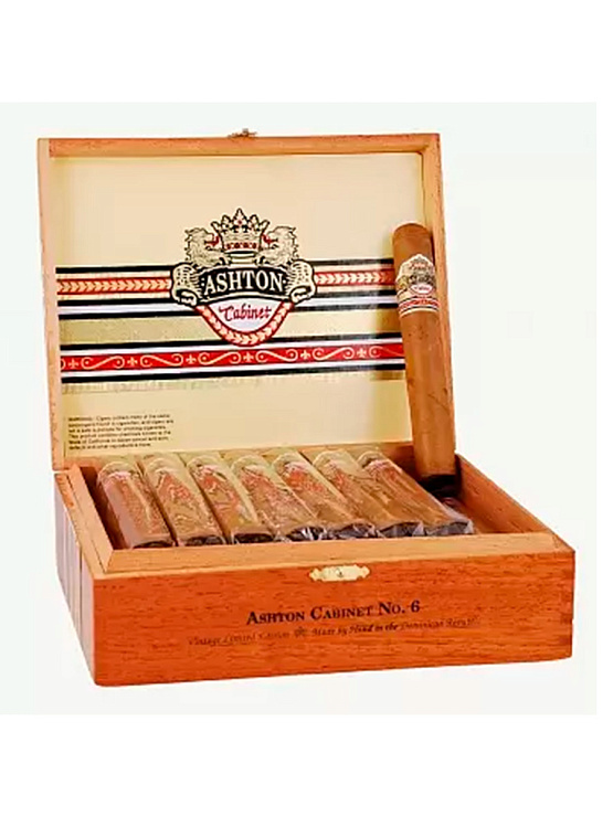 Сигары Ashton Cabinet Selection No. 6 Robusto - фото 5