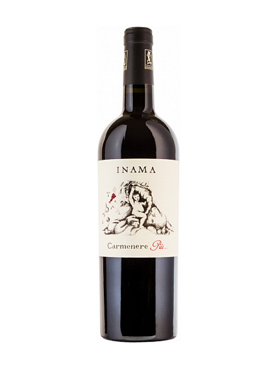 Вино Carmenere Piu Veneto Rosso IGT. Inama 0.75 л - фото