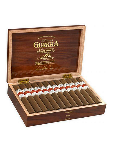 Сигары Gurkha Cellar Reserve 10-th Anniversary Aged 15 Executive Toro - цена