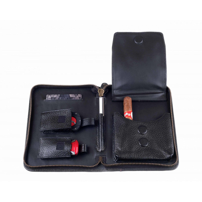 Сумка P&A на 6 сигар C251-Black - фото 7