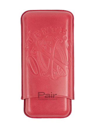 Футляр The Opus X Society Leather  Case El Rojo на 3 сигары
