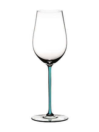 Бокал для вина Riedel Fatto A Mano Riesling/Zinfandel Turquoise, 395 мл