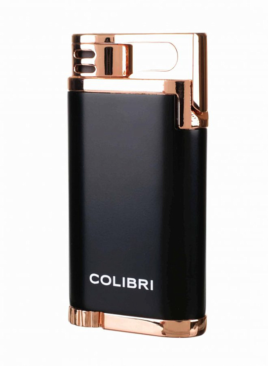 Зажигалка сигарная Colibri Belmont, черно-розовое золото - фото 7