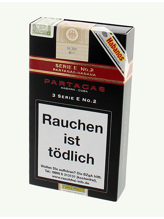 Сигары Partagas Serie E No. 2 Tubos - фото 6
