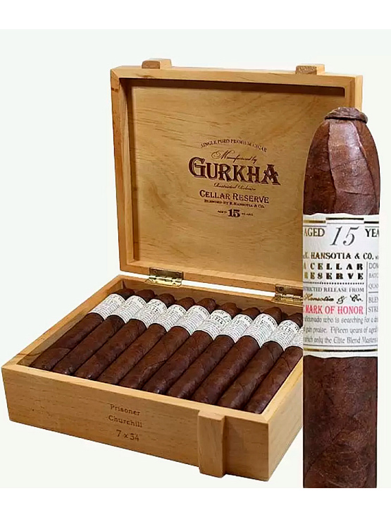 Сигара Gurkha Cellar Reserve 15 Year Prisoner Churchill - фото 5