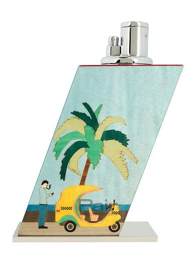 Зажигалка Elie Bleu Large Table Lighter "Casa Cubana" Carousel - фото