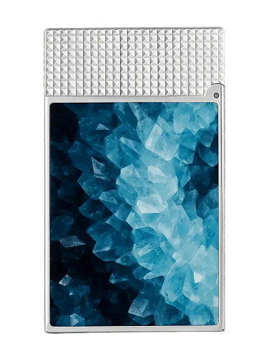 Зажигалка S.T. Dupont Lighter Ligne 2 Lacquered Geode Blue - цена