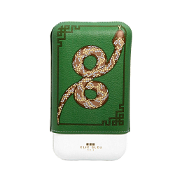Футляр Elie Bleu "Snake" Cigar Case -  caliber 27 на  3 сигары - фото