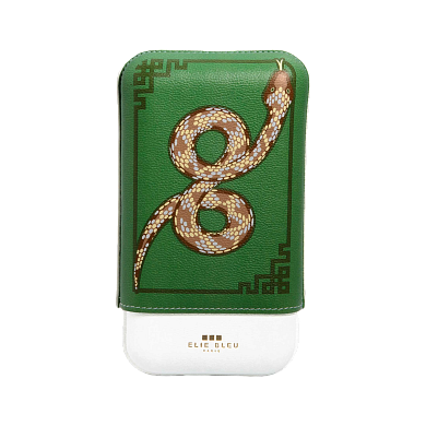 Футляр Elie Bleu "Snake" Cigar Case -  caliber 27 на  3 сигары - фото