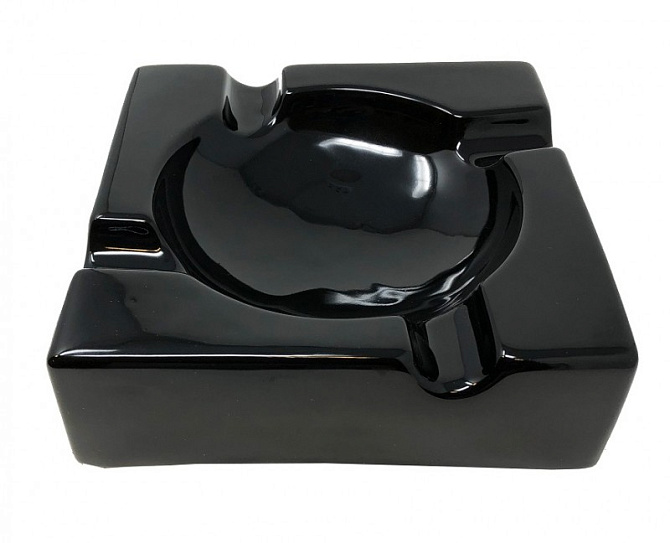 Пепельница Aficionado на 4 сигары Ceramic Black - фото 6