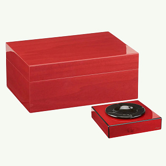 Набор сигарных аксессуаров Morici Roma Collection Veined Red SET