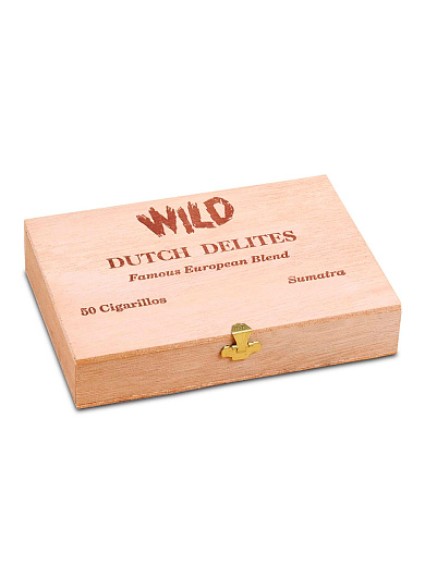 Сигариллы Dutch Delites Wild Sumatra деревянная коробка - цена