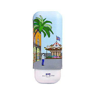 Футляр Elie Bleu "Casa Cubana" Cigar Case Carousel caliber 27 на 2 сигары