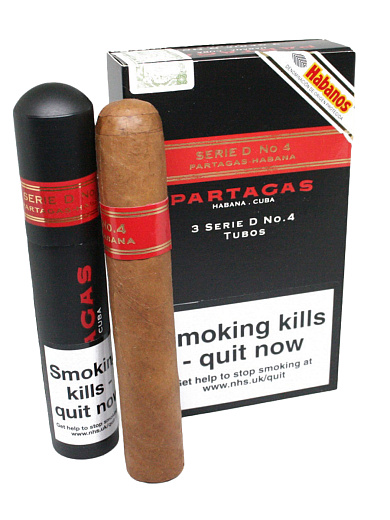 Сигары Partagas Serie D No. 4 Tubos - цена