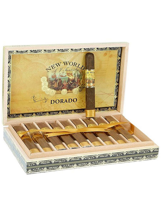 Сигары AJ Fernandez New World Dorado Robusto - фото 5