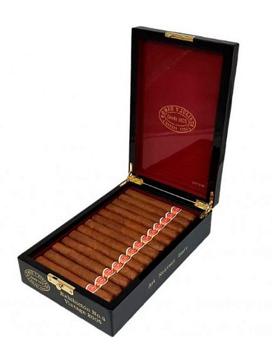 Подарочный набор кубинских сигар Romeo y Julieta Exhibicion № 3 Vintage 2005 Art Nouveau Series - фото 5