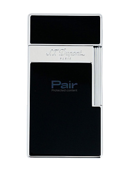 Зажигалка S.T. Dupont Biggy Black Lacquer & Chrome Lighter - фото