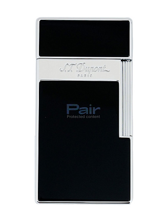 Зажигалка S.T. Dupont Biggy Black Lacquer & Chrome Lighter