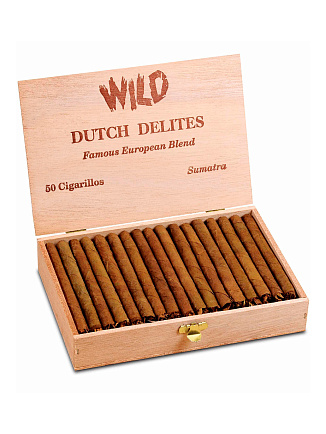 Сигариллы Dutch Delites Wild Sumatra деревянная коробка