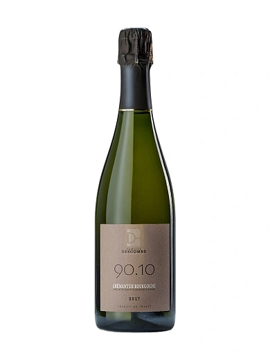 Игристое вино Famille Descombe, "90.10" Cremant de Bourgogne AOC Brut 0.75 л - фото