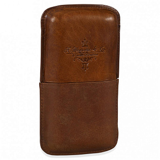Футляр Gurkha CO985 Brandy на 3 сигары