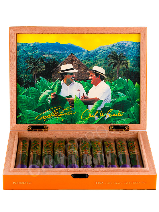 Сигары FFOX Fuente Fuente Opus X Heaven and Earth Scorpio Maduro - фото 5