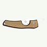 Нож Les Fines Lames Le Petit Brass Leaf - фото 1
